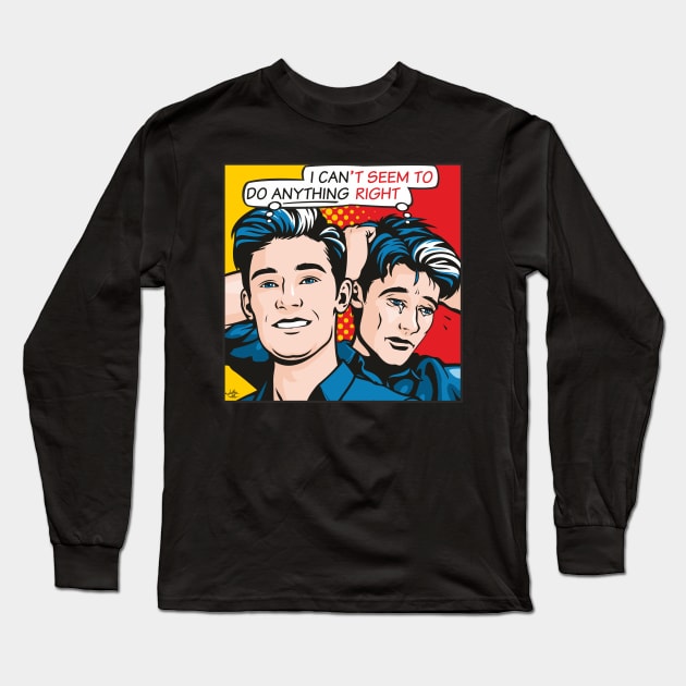 The Duality of Man Long Sleeve T-Shirt by Jamie Lee Art